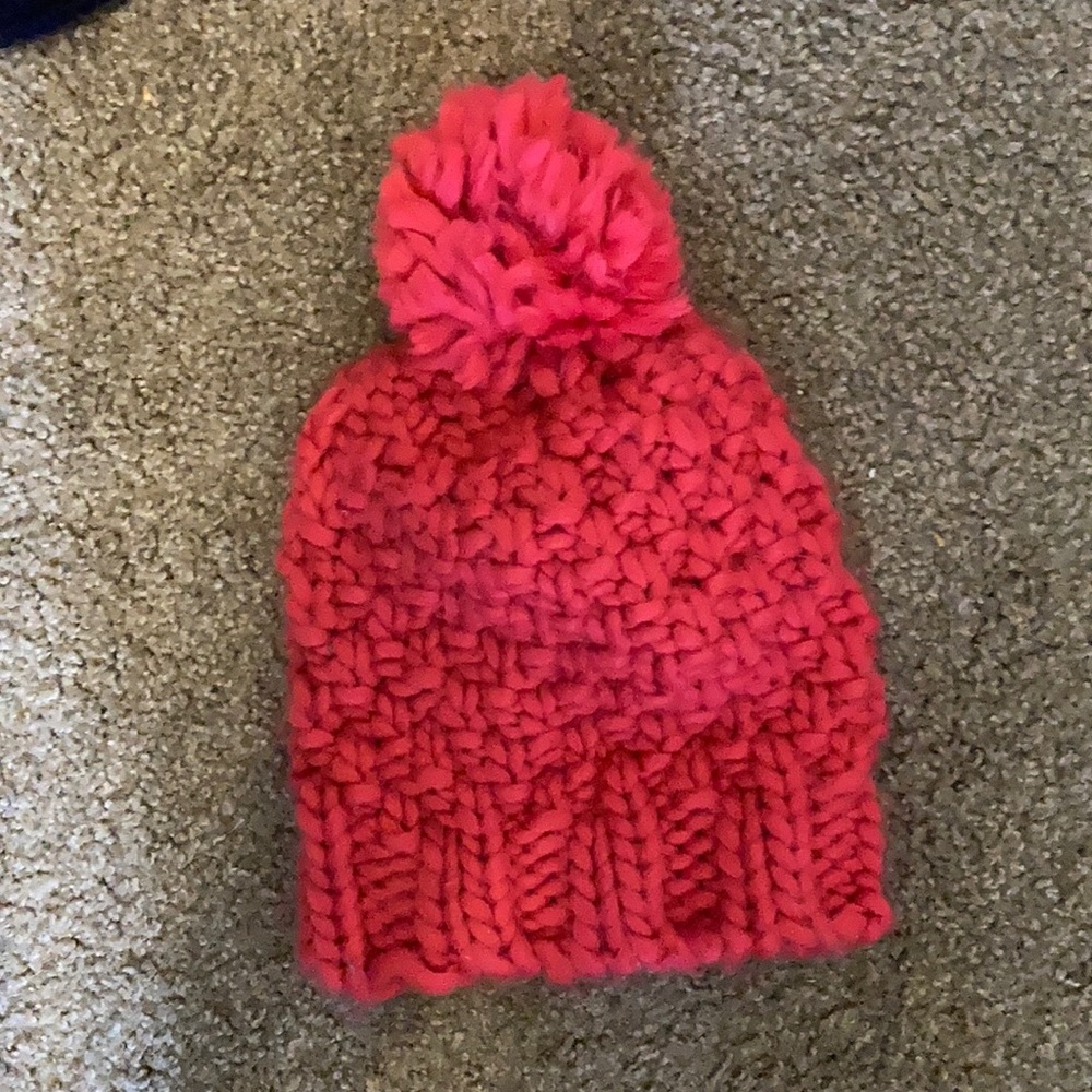 Pink winter hat